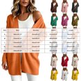 thumbnail image 3 of COMVALUE Women's Classic Cardigans Long Sleeve Open Front Casual Knit Cardigan Sweaters Coat Soft Outwear (Green, XXL), 3 of 7