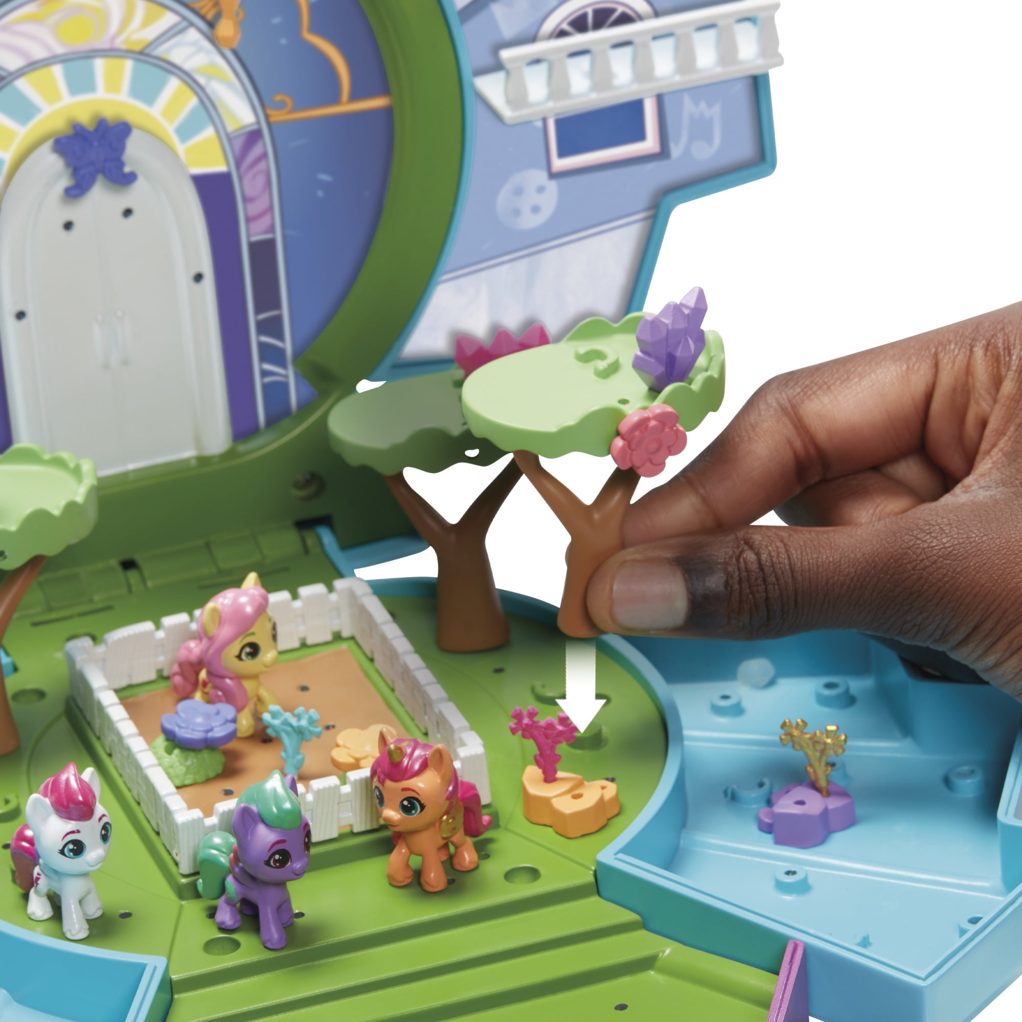 Conjunto de Mini Figuras e Acessórios - My Little Pony - Mini World Magic -  Trailer Mágico - Hasbro