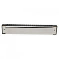 thumbnail image 2 of Harmonicas For Adults, Harmonica, Professional Accented 24-Hole For Student Beginner Silver, 2 of 8