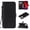 Black, variant on for iPhone 16 Pro Wallet Case RFID Blocking,Premium Solid Color PU Leather Magnetic Buckle Folio Kickstand Flip with Card Slots & Kickstand Full Body Phone Case,Blue