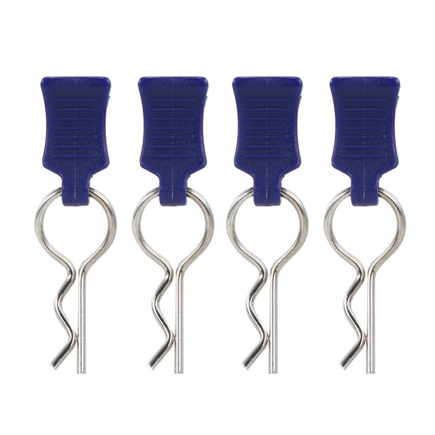 4Pcs RC Car Body Pin 1: 5 1: 8 Modificación Car Hobby Vehículos Modelo Accesorios Piezas de automóvil Modelo DIY Model Lovers RC Azul Sunnimix Clips de cuerpo RC