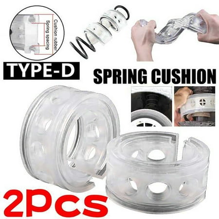 

2Pcs Car Spring Bumper Auto-Buffers Cushion Spring Suspension Rubber Buffer for All 22mm D