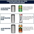 thumbnail image 4 of Yeti Rambler Colster Slim 12 Oz. White Stainless Steel Insulated Drink Holder with Load-And-Lock Gasket, 4 of 7