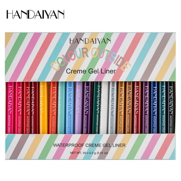 Colored Eyeliner Set Waterproof Eyeliner Pencil Long Lasting Matte Eye Liner Makeup Cosmetic Beauty Colorful Liner