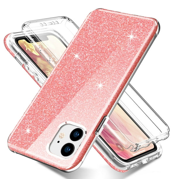 pink clear iphone 11 case