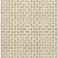 thumbnail image 4 of HomeRoots 677241 8 x 10 ft. Gold & Ivory Geometric Transitional Washable Machine Made Rectangle Area Rug with UV Protection, 4 of 8