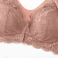 thumbnail image 4 of Plebaso Front Closure Bras for Women Floral Lace No Underwire Everyday Bras Womens Smooth Back Bralettes, 4 of 7
