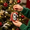 thumbnail image 5 of Penguin Letter Christmas Ornament,2D Personalized Initial Hanging Ornament for Christmas Tree,DIY Xmas Decor,Holiday Gift for Family,Friends(C), 5 of 7