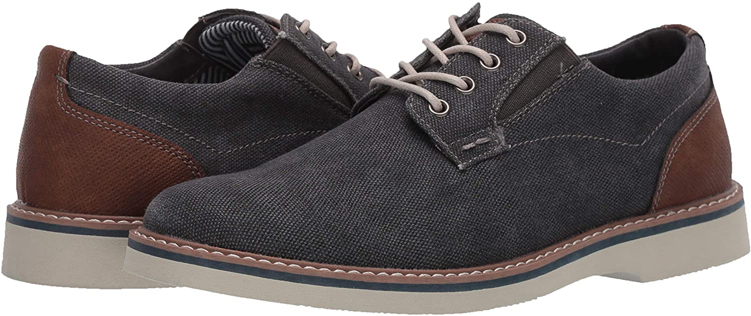 Nunn Bush Mens Barklay Canvas Plain Toe 