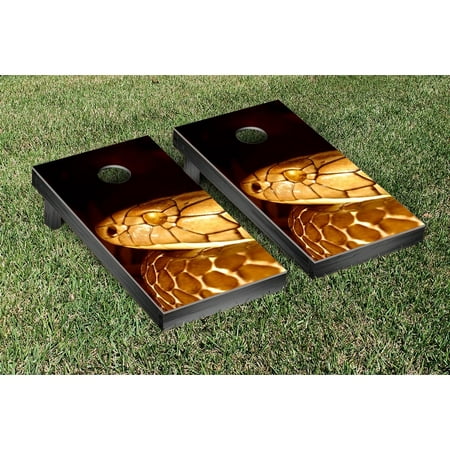 Corn Shape - Snake Close Up Themed Cornhole Game Set