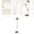 thumbnail image 4 of Metal Flower Statue, Exquisite Metal Floral Sculpture Marble Base  for Gifts, 4 of 7