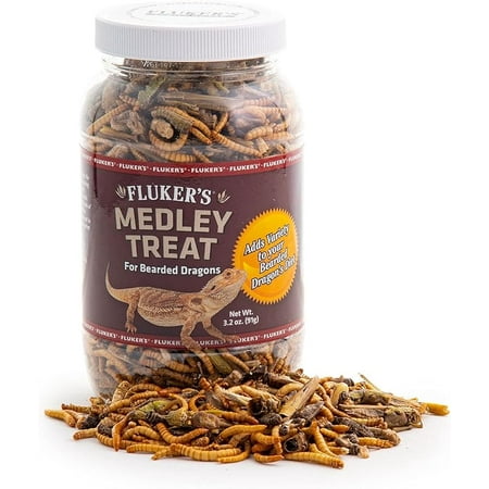 Fluker's Bearded Dragon Medley Treat Food, 3.2-Ounce (72023)