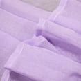 thumbnail image 3 of Lavender Purple Sheer Ruffled Window Valance, Rod Pocket Light Filtering Curtain Topper, Sheer Voile Window Treatment for Living Room Bedroom Kitchen Nursery, 3 of 5