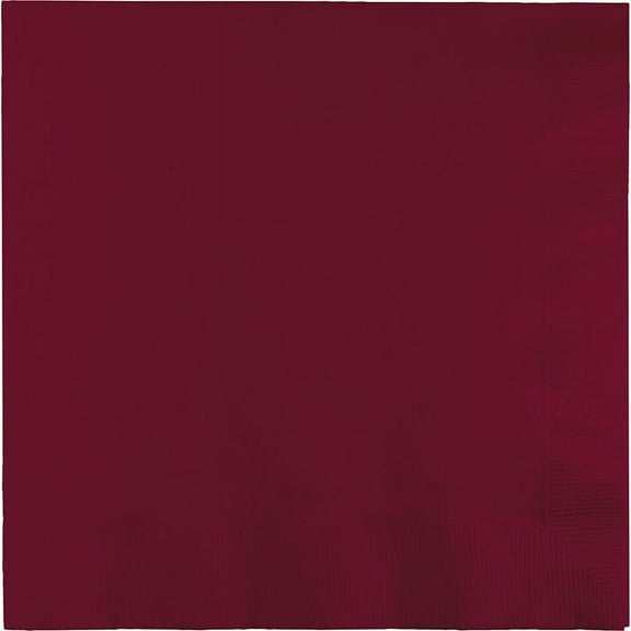 500 Count Bulk Pack Burgundy Luncheon Napkins 3 ply