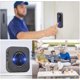 thumbnail image 5 of Waterproof Outdoor Wireless Doorbell, Doorbell With 55 Ringtones, 5 Volume Levels, 300m Range And Led Flash, Wireless Home Doorbell For Office (1 Rece, 5 of 5