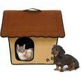 thumbnail image 2 of Penn-Plax Folding Zip up Brown Pet Home, 2 of 2