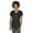 Black, variant on G500VL Ladies Heavy Cotton V-Neck T-Shirt