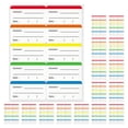 thumbnail image 1 of Miangastore Freezer Writable Sticker Coated Adhesive 300Pcs 2.36X1.18X0.00In, 1 of 7