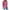 Pink, variant on Timegard Plus Size Tops for Women Round Neck Long Sleeve Button Irregularly Blouse Fall Casual Comfy Tops