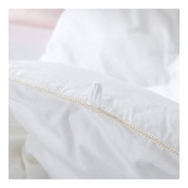 Luxurious Queen Size 1200 Thread Count Goose Down Comforter, 100 Percent Egyptian Cotton, 1200 TC, 750FP, 50Oz, Solid White Down Alt Comforter