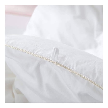Luxurious Queen Size 1200 Thread Count Goose Down Comforter, 100 Percent Egyptian Cotton, 1200 TC, 750FP, 50Oz, Solid White Down Alt Comforter