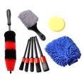 thumbnail image 1 of 9pcs For Wheel Rim Universal Practical Truck Tire Ergonomic Car Detail Brush Set, 1 of 9