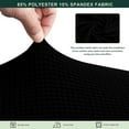 thumbnail image 3 of CHUN YI 1 Piece Cushion Cover Spandex Stretch Textured Grid Box Cushion Seat Slipcover, 3 of 6
