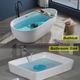 thumbnail image 5 of Tapón para bañera, tapón para fregadero de cocina, tapón de drenaje de silicona grande de 6 pulgadas, tapón de pelo, cubierta de succión plana para accesorios de cocina, baño y lavandería, paquete de, 5 of 5