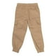 thumbnail image 2 of Jogger George para Niño Gabardina con Bolsas Laterales Beige Talla 6, 2 of 4
