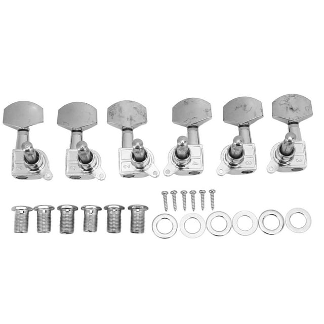 Square Head Tuner Keys, Easy Installation Guitar String Tuning Pegs Standard Sizes For Acoustic And Electric Guitars