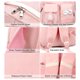 thumbnail image 3 of Laptop Backpacks 15.6 Inch School Bag College Backpack Anti Theft Travel Daypack Large Bookbags For Teens Girls Women Students, Pink, 3 of 5