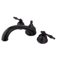 thumbnail image 1 of Kingston Brass KS3355NL 8 Inch -18 Inch Widespread Roman Tub Filler - Oil Rubbed Bronze, 1 of 1