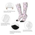 thumbnail image 6 of Haiem No Drama Llama Socks, Funny Novelty Crazy Design Cotton Socks Sports Socks Knee High Socks For Men, Women,1Pairs - Gift For Working Friends, 6 of 9