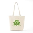 thumbnail image 6 of CafePress - Swirly Shamrock Tote Bag - Unisex Canvas Tote Bag, Beige, 1-Piece, 6 of 7
