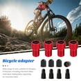 Shebeky Bicycle Valve Adapter Presta to Schrader Valve Converter