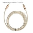 thumbnail image 4 of Cable De Audio, Cable De Audio Digital, PVC Resistente Y Duradero Conector Chapado En Oro Línea De Audio Aspecto Hermoso Decodificadores De Audio Amplificadores De Auriculares, 4 of 7