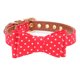 thumbnail image 1 of Collar para perros de lunares, tela linda ajustable para perros pequeños, medianos y grandes, niños y niñas, 1 of 5