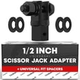 thumbnail image 1 of 1/2'' Scissor Jack Adaptor by TruBuilt 1 Automotive for Use with 1/2'' Drive or Impact Wrench or 13/, 1 of 5