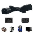 thumbnail image 3 of IEC 320 C14 to C13 Extension Power Cable IEC 320 C14 Male to C13 Female Power Converters Cable for TV PC Computer, 3 of 9