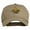 Khaki, variant on Fleur De Lis Embroidered Pet Spun Cap - Black OSFM
