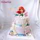thumbnail image 2 of Adornos de pastel de sirena macarrón, Cupcake de Animal marino lindo para fiesta de cumpleaños de sirena, decoración de postre, recuerdos de Baby Shower, 2 of 4