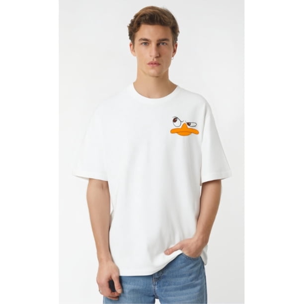 Camiseta informal de manga corta para hombre con estampado geométrico de letras. Lavable a máquina. Ideal para verano, moda y tiempo libre.