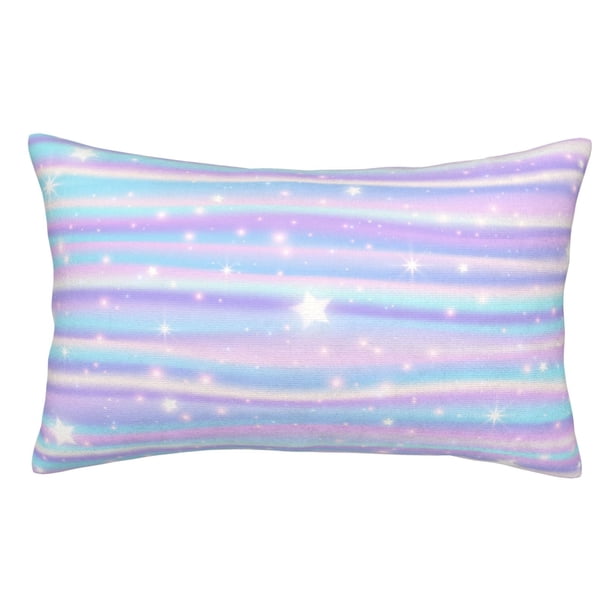 Balery Striped Gradient Funda de Cojín Estampada, Regalos para Mujeres, Regalos de Amor para Ella, Regalos para Novia o Esposa, Funda de Almohada-16"x24"