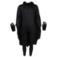 thumbnail image 4 of Disfraz de Adultos Negro Murciélago Traje de Halloween Ala Adorno Playa Ligero Gafas Disfraz Juego Fiesta Boda SG Soledad Disfraz de murciélago animal para adultos, 4 of 10