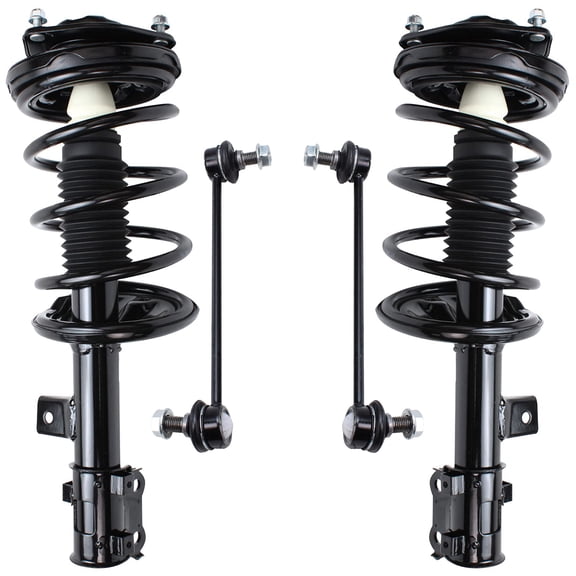 Detroit Axle - Front Strut & Coil Spring Assemblies Sway Bar Links Replacement for 2006-2010 Kia Optima