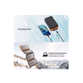 thumbnail image 2 of Power Bank Solar Cargador Portátil 26800mah 4 Paneles Solare negro Líneas naranja, 2 of 3