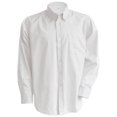 thumbnail image 1 of Kariban - Camisa manga larga Modelo Oxford Cuidado fácil (Tallas Grandes) Hombre caballero - Trabajo/Boda/Fiesta (Blanco), 1 of 1