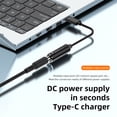 thumbnail image 3 of Cable del cargador Convertidor de enchufe CC/ cuadrada a tipo C salida PD 5V 9V 12V para computadora Barbie Nuevos Originales, 3 of 7