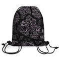 thumbnail image 7 of Hello Kitty Drawstring Backpack Water Resistant String Bag Sackpack Cinch for Sports, Gym, Travel, Swimming, Yoga, Beach, 7 of 7