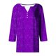 thumbnail image 5 of Fiudx Ofertas Flash Artículos En Oferta Camiseta Holgada de Manga 3/4 con Cuello En V y Estampado Navideño Informal a La Moda para Mujer, 5 of 5